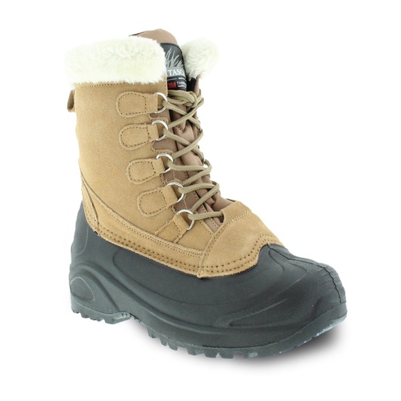 Itasca womens Thinsulate 3M Brown & Black Winter hunting Boots Sz 10 - Picture 1 of 12